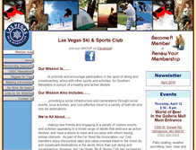 Tablet Screenshot of lasvegasskiclub.com